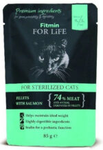 Fitmin Cat Sterilized Łosoś 85g - obrazek 2