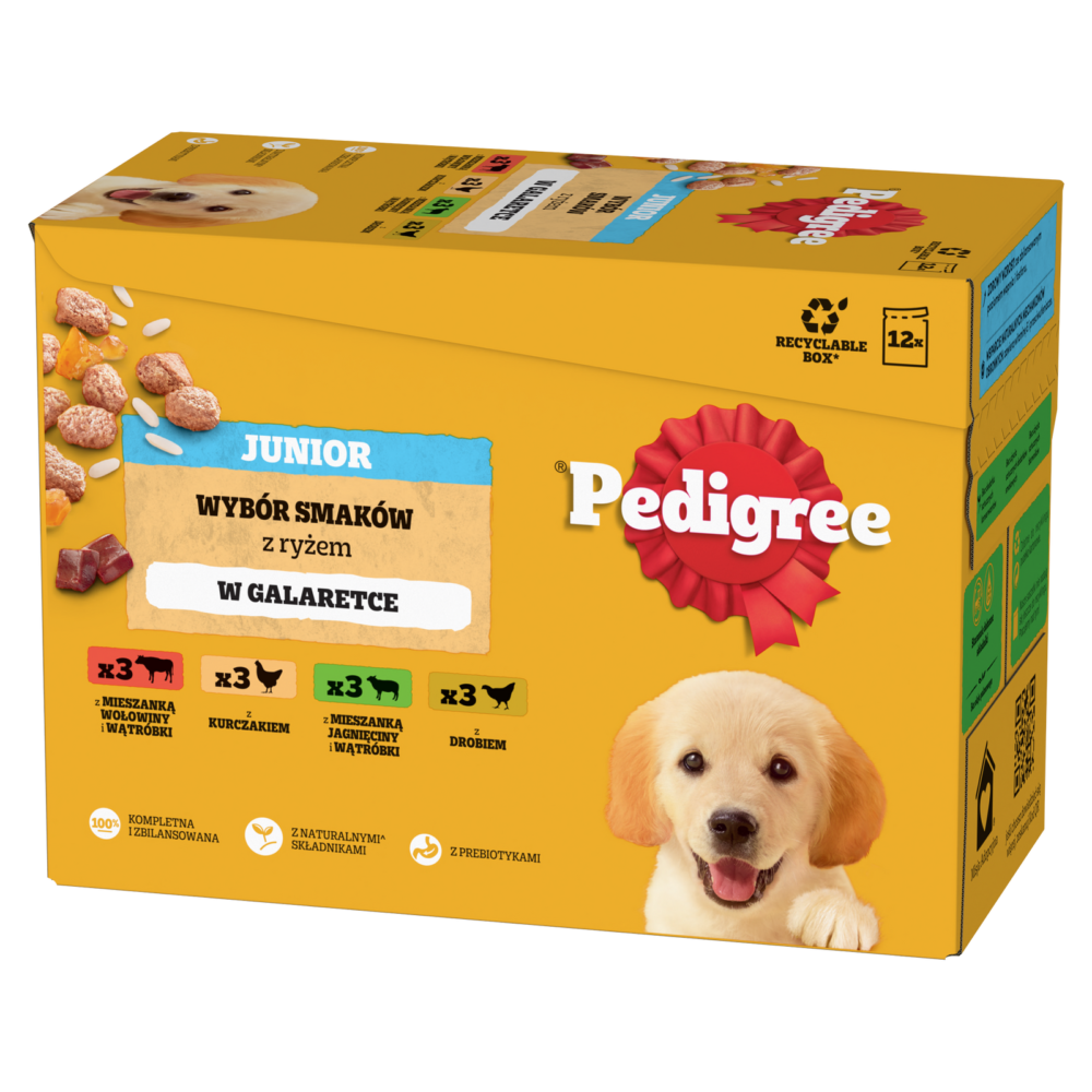 1033_1.png Pedigree Junior Karma Mokra Mix 12x100g - obrazek 1