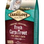 Carnilove Karma Sterylizowana Karp i Pstrąg 6kg