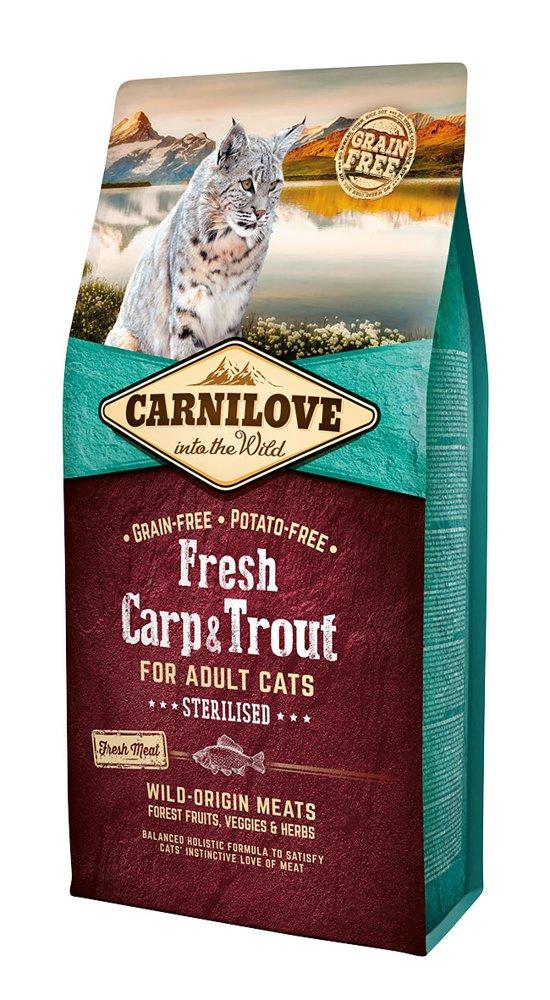 10920_1.jpg Carnilove Karma Sterylizowana Karp i Pstrąg 6kg - obrazek 1