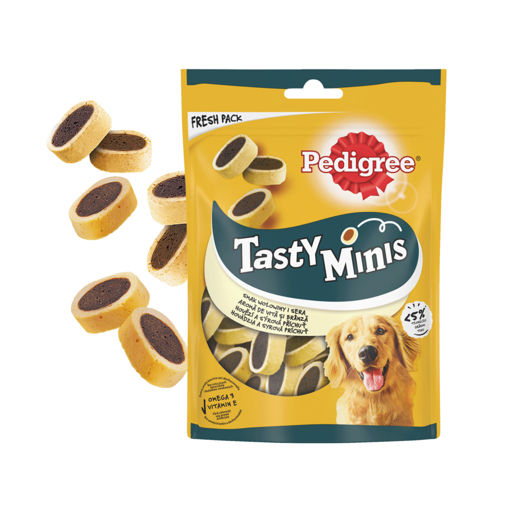 10972_1.png PEDIGREE Tasty Minis Przysmak Wołowina Ser - obrazek 1
