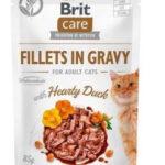 Brit Care Cat Filety Kaczka Sos 85g
