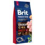 Brit Premium Karma Kurczak Duże Rasy 15kg