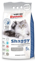 Super Benek Shaggy Żwirek Długowłosy 5l