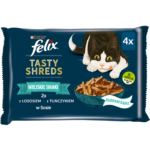 Felix Tasty Shreds: Łosoś i Tuńczyk dla Kota