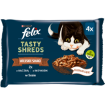 Felix Tasty Shreds Karma dla Kota Kaczka Indyka 4x80g