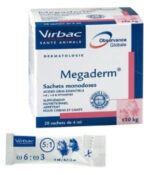 VIRBAC Megaderm Suplement Skórny Psy Koty - obrazek 2