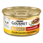 Purina Gourmet Gold: Kurczak i Wątróbka w Sosie