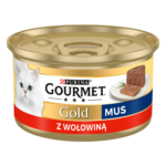 Purina Gourmet Gold Mus Wołowina 85g