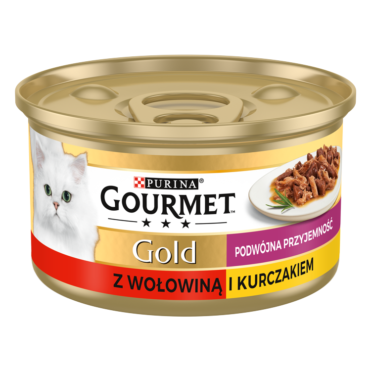 12798_1.png Purina Gourmet Gold: Wołowina, Kurczak w Sosie - obrazek 1