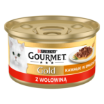 Purina Gourmet Gold Wołowina w Sosie 85g