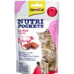 GimCat Nutri Pockets: Przysmak odkładczający z wołowiną