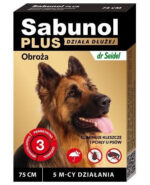 Sabunol Plus Obroża na Kleszcze i Pchły dla Psa 75cm