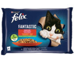 Felix Fantastic Galaretka Kurczak Wołowina 4x85g