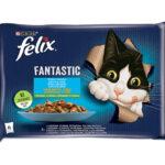 Felix Fantastic Karma dla Kota Łosoś Pstrąg 4x85g