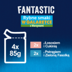 Felix Fantastic Karma dla Kota Łosoś Pstrąg 4x85g - obrazek 4