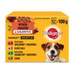 Pedigree Mokra Karma Mix Smaków w Galaretce 12x100g - obrazek 2