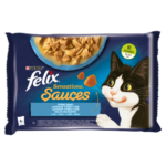 Felix Sensations Karma Rybna dla Kotów 4x85g
