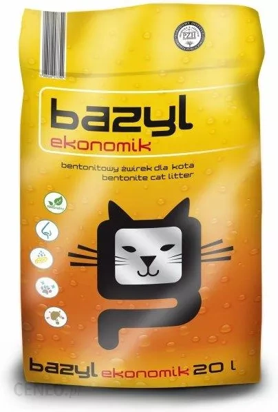 15284_1.webp Żwirek Bentonitowy Bazyl Ekonomik 20L - obrazek 1