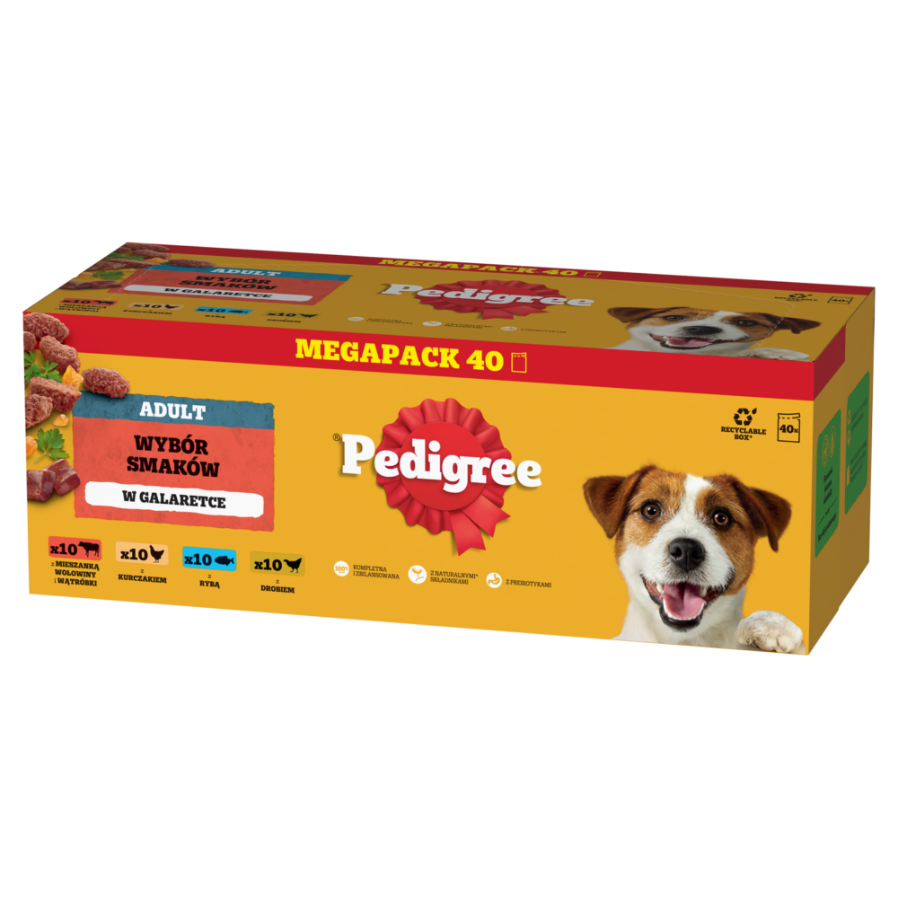 1537_1.png Pedigree Mokra Karma dla Psów Mix Smaków 40x100g - obrazek 1