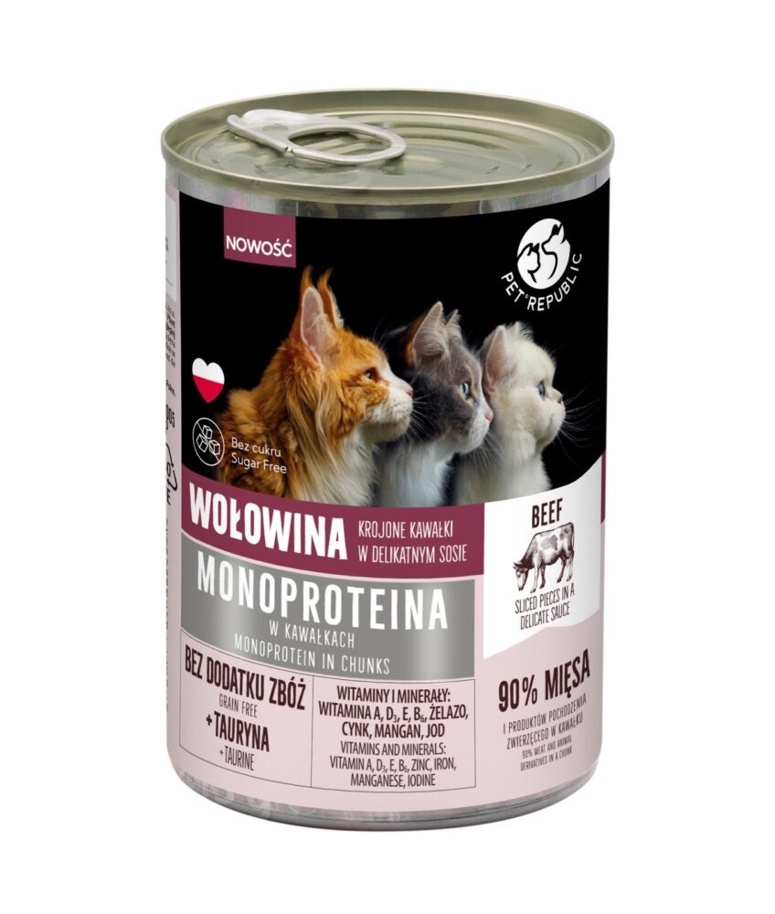 15426_1.jpg PetRepublic Karma Monobiałkowa Wołowina 400g - obrazek 1