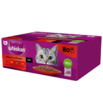 Whiskas Adult Klasyczne Posiłki Saszetki (80x85g)