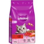 Whiskas Adult Karma Wołowa dla Kotów 3,8kg