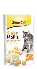 GimCat Käse-Rollis: Serowe przysmaki dla kotów