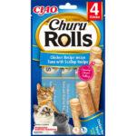 INABA Churu Rolls Tuńczyk Przegrzebki dla Kota