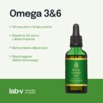 Lab-v Omega 3&6 Skóra Sierść Psy Koty 100ml - obrazek 6
