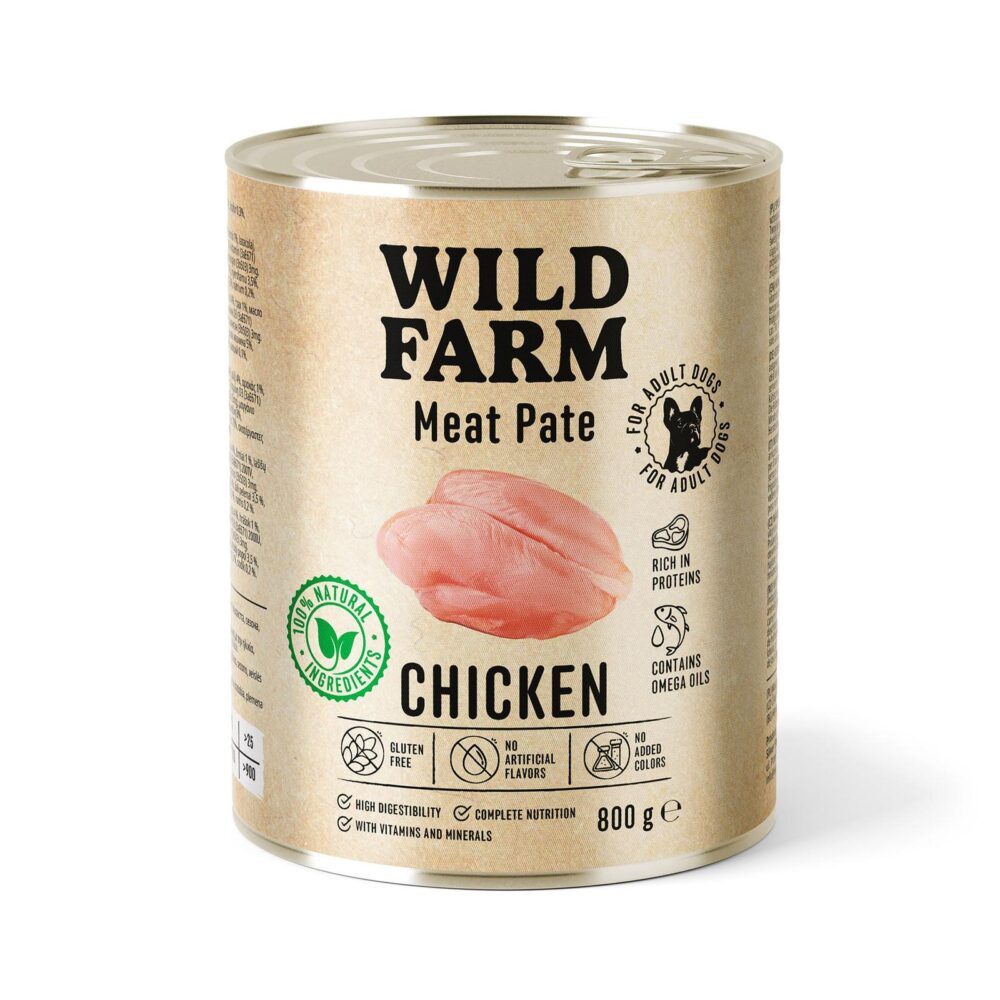 17406_1.jpg Wild Farm Karma Kurczak Bezglutenowa 800g - obrazek 1