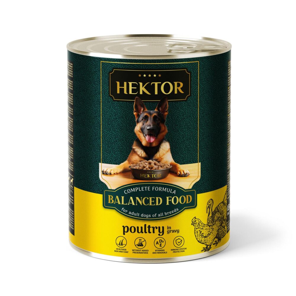 17561_1.jpg Hektor Karma Mokra Drób 1240g - obrazek 1