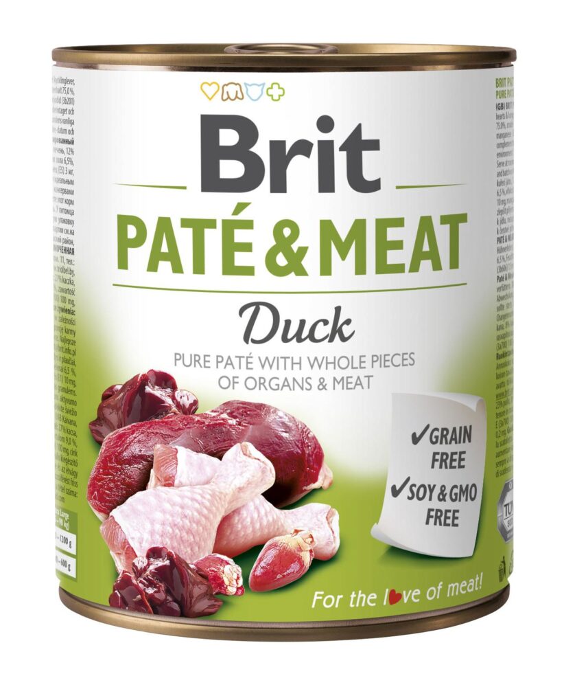 2128_1.jpg Brit Pate & Meat Kaczka 800g - obrazek 1