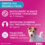 Obroża Kiltix Kleszcze i Pchły 53cm - obrazek 4