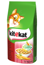 Kitekat Sucha Karma Wołowina Warzywa 12kg