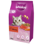 Whiskas Karma Sucha dla Kotów Wołowina 14kg