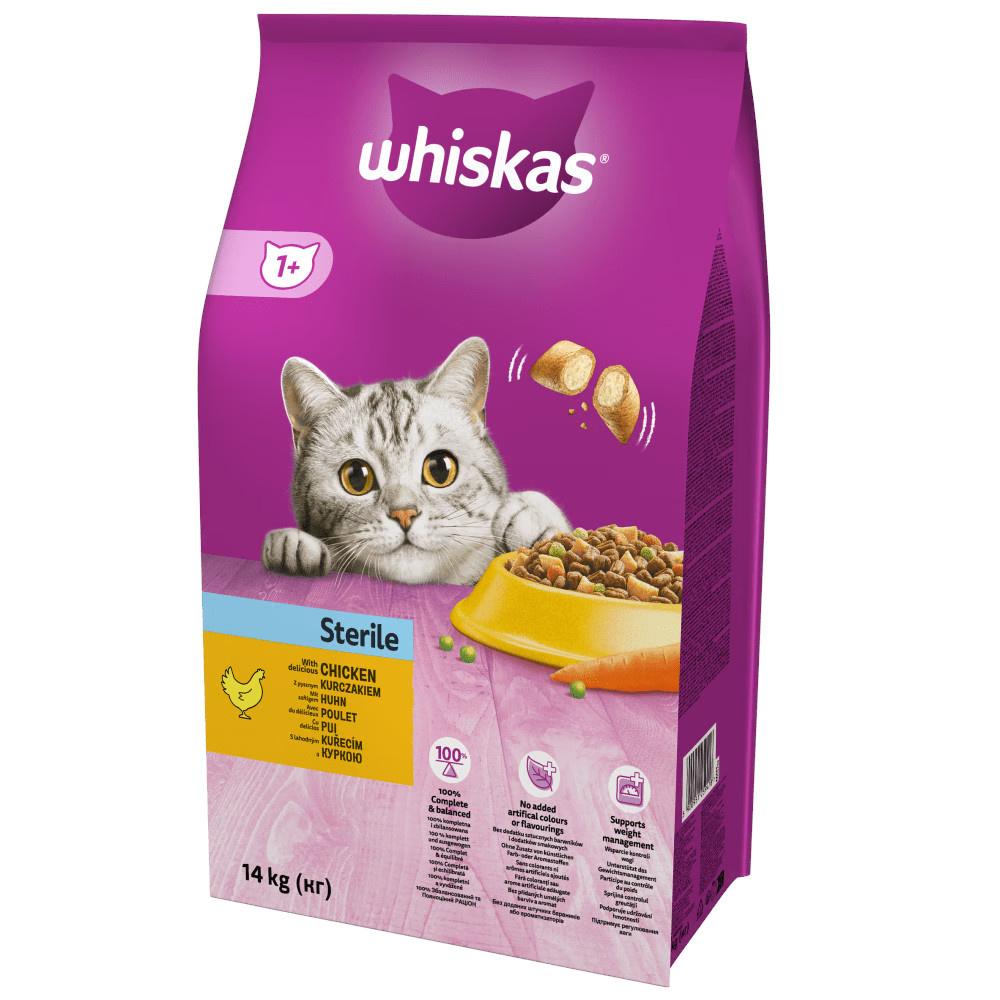 246_1.jpg WHISKAS Karma dla kotów sterylizowanych z kurczakiem 14kg - obrazek 1