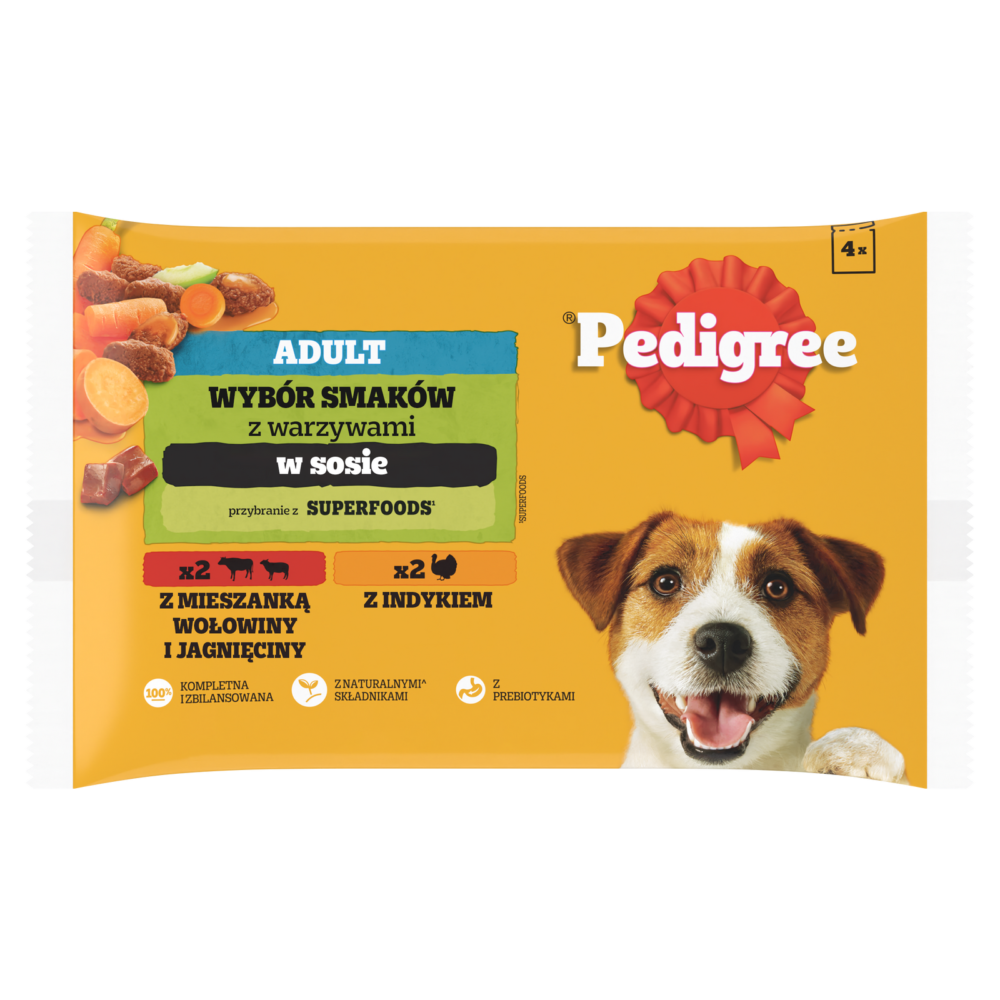 2665_1.png Pedigree Karma Mokra Mix Smaków 4x100g - obrazek 1