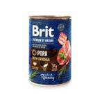 Brit Premium Karma Mokra Wieprzowina z Tchawicą