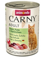 Animonda Carny Adult: Kurczak, Indyk, Królik 400g
