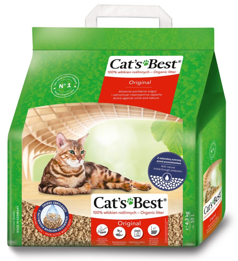 3048_1.jpg Cat's Best Original Żwirek Drewniany 10l/4,3kg - obrazek 1