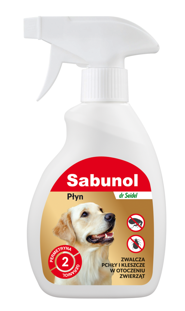3385_1.png Sabunol Płyn na Pchły i Kleszcze 250ml - obrazek 1