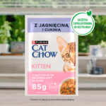 Purina Cat Chow Kitten Jagnięcina Cukinia 85g - obrazek 3