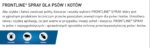 FRONTLINE Spray Przeciw Pchłom i Kleszczom 250ml - obrazek 3
