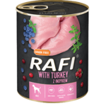 Karma dla psa Rafi z indykiem 800g