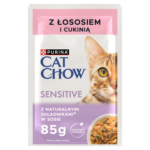 Purina Cat Chow Sensitive Łosoś Cukinia 85g - obrazek 2