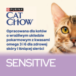 Purina Cat Chow Sensitive Łosoś Cukinia 85g - obrazek 3