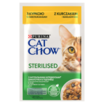 Purina Cat Chow Sterilised Kurczak Bakłażan 85g