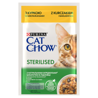 4393_1.png Purina Cat Chow Sterilised Kurczak Bakłażan 85g - obrazek 1