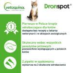 Dronspot Vetoquinol Spot-on Małe Koty - obrazek 2